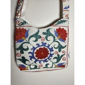 Embroidered Shoulder Bag from Greece Floral New! NWT